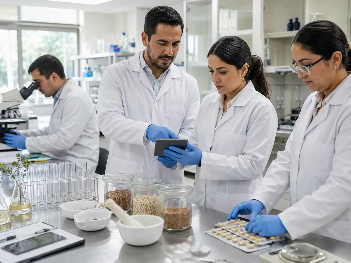 Prueba de laboratorio de la composición de FLEXOSAMINE
