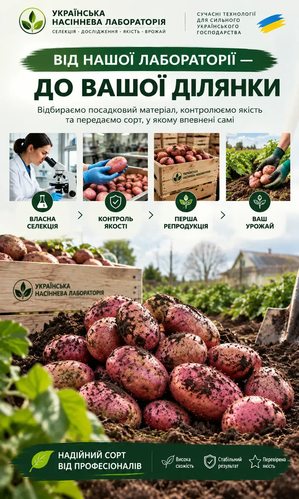 Озима картопля Мері Голд