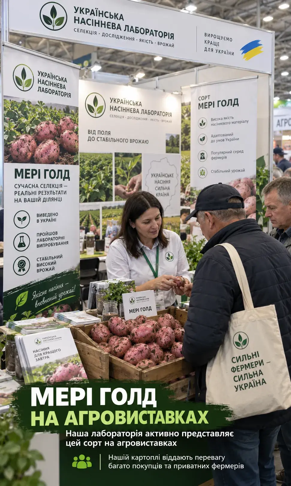 Контроль якості посадкового матеріалу Мері Голд