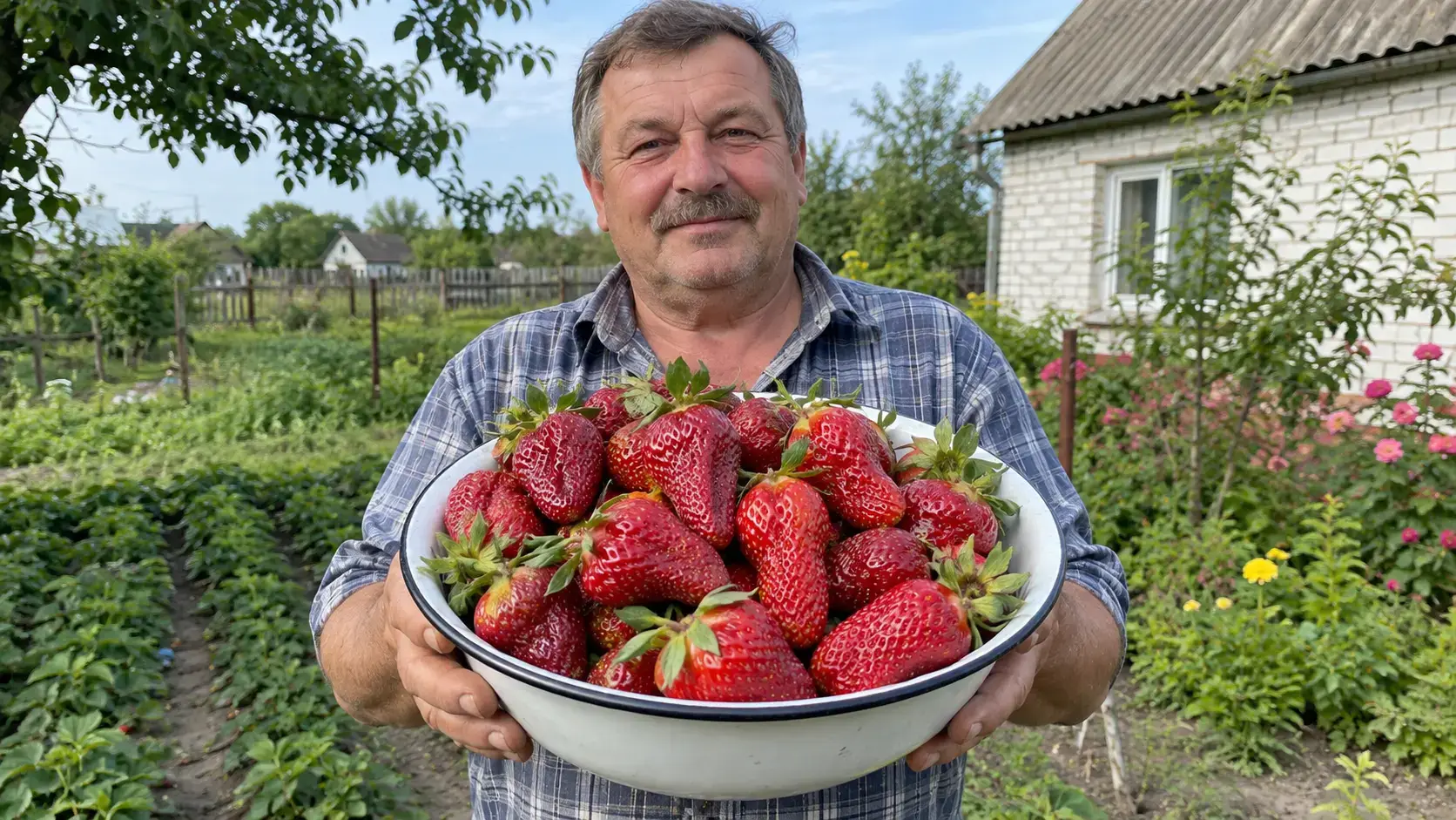 Таз стиглої полуниці Гранде